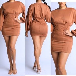 Mocha sweater dress